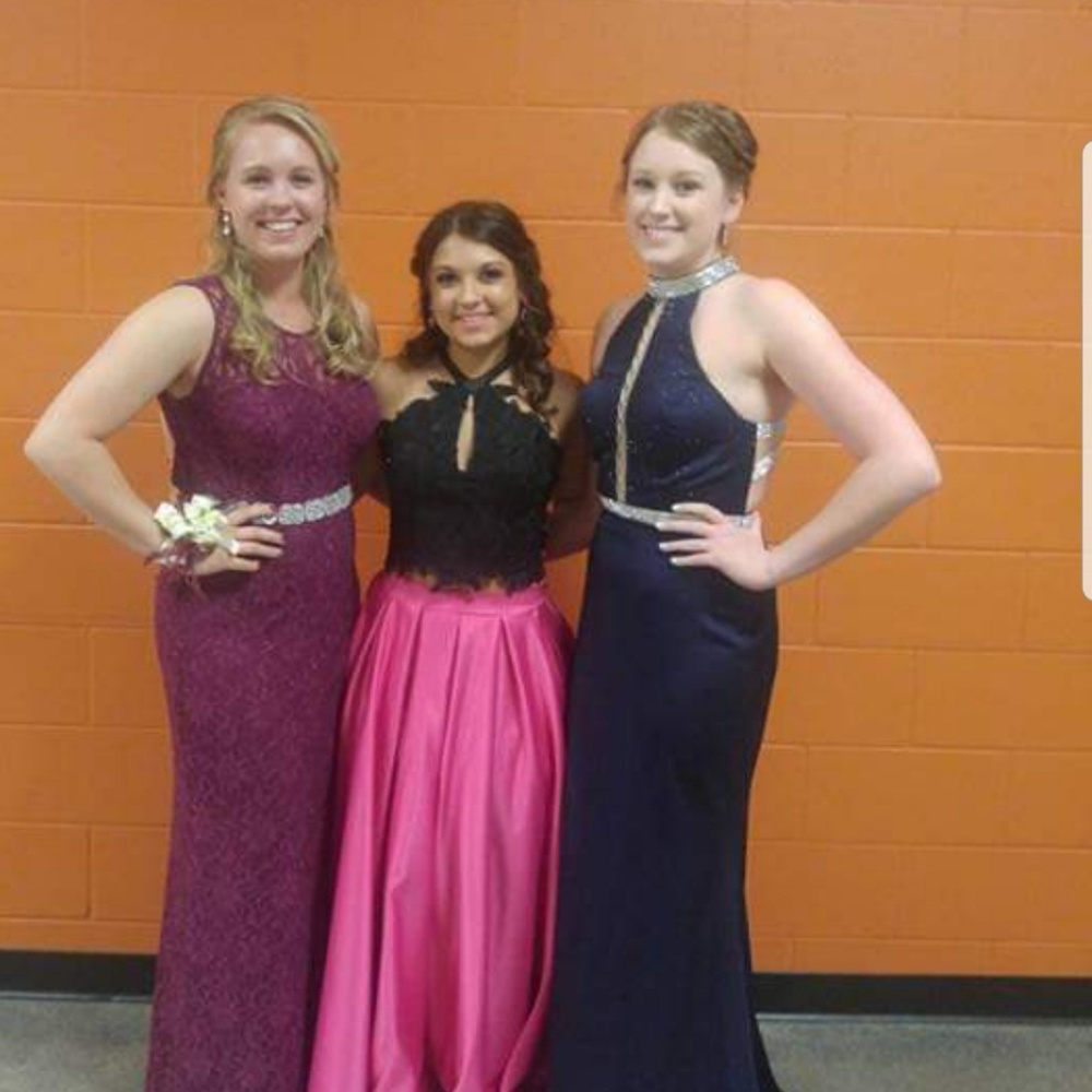 Beautiful two piece prom dress